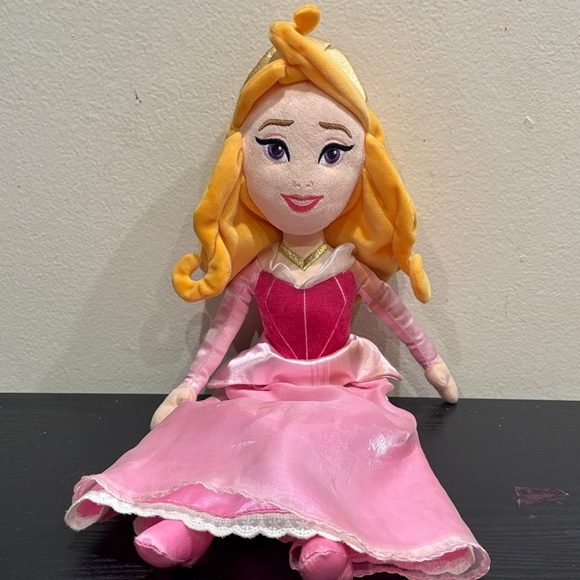 Disney Aurora plush Princess Plush Doll - Pink and Gold - Picture 1 of 5